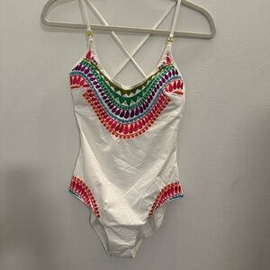 Trina Turk Elegant White Swimsuit